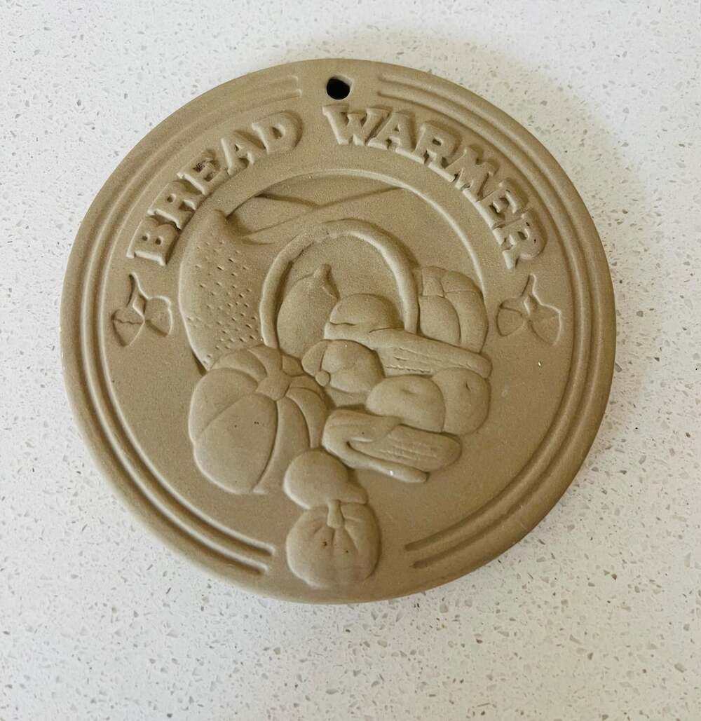 Kilo Bread Warming Tile Stoneware Terra Cotta 6 inch